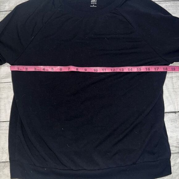 Matilda Jane Clothing MJ Good Hart Hillsboro Sweatshirt Black Balloon Sleeves S - Picture 5 of 8